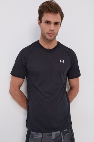 Under Armour t-shirt do biegania Streaker kolor czarny