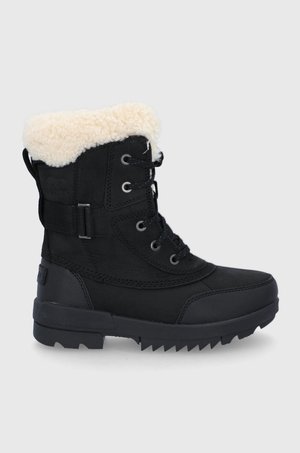 Sorel Śniegowce skórzane Torino Parc II Boot WP kolor czarny