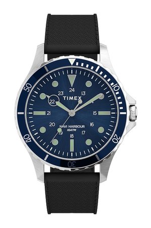 Timex zegarek TW2U55700 Navi XL męski kolor srebrny