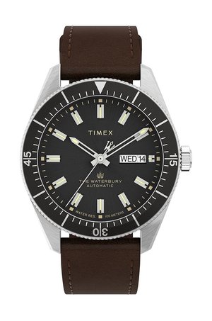 Timex zegarek TW2V24800 Waterbury Dive męski kolor brązowy