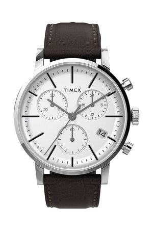 Timex zegarek TW2V36600 Midtown męski kolor brązowy