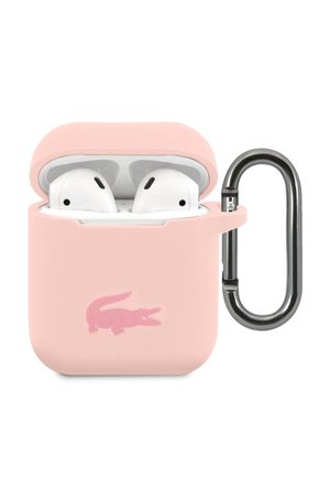 Lacoste etui na airpod AirPods cover LCA2SI kolor różowy