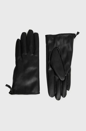 Trussardi rękawiczki damskie kolor czarny
