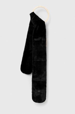 UGG szalik damski kolor czarny gładki