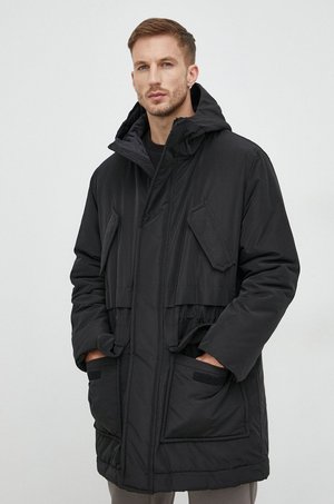 Trussardi kurtka kolor czarny zimowa
