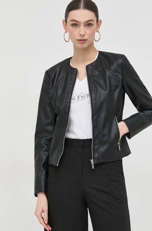 Armani Exchange kurtka damska kolor czarny przejściowa