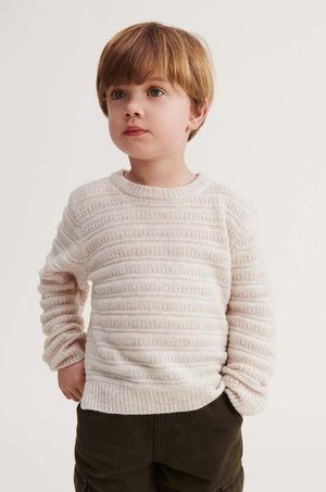 Liewood sweter z domieszką wełny dziecięcy kolor beżowy lekki