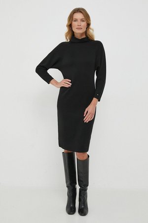 Tommy Hilfiger sukienka kolor czarny mini prosta